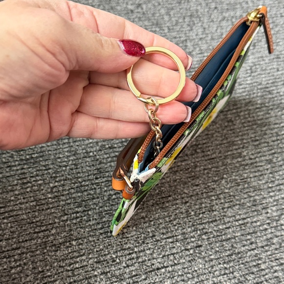 Dooney & Bourke Daffodil Wristlet - Black, Green, and Yellow - Picture 4 of 5